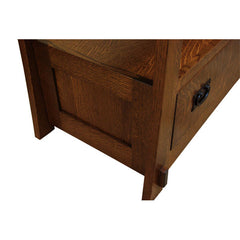 60" x 24" Amish Craftsman Open TV Stand