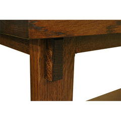 60" Amish Craftsman Open TV Stand