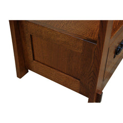 60" Amish Craftsman Open TV Stand
