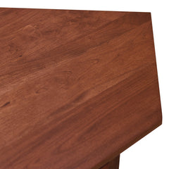 Rustic Cherry Corner TV Stand