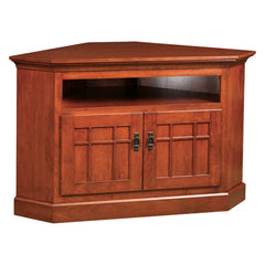 Mission Corner TV Stand w/ Opening