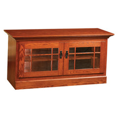 49" Flat Wall TV stand- Red Oak