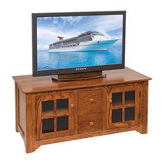 50" Flush Mission TV Unit w/Drawers