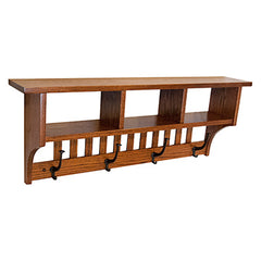 Cubbie Shelf with Hooks