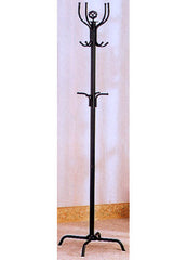 Satin Black Spider Coat Rack