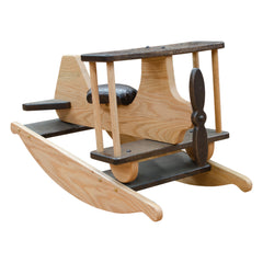 Childs Rocking Airplane Oak