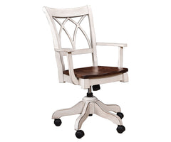 Crisscross X Back Gas Lift Desk Chair