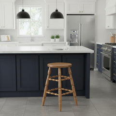 Haily Turned Leg 24" Bar Stool