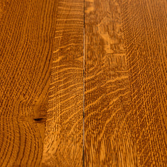 60" Round Galveston Table W/ 3 1 1/2" Thick Leaves (Simulated Live Edge)