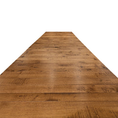 Distressed Plank Top Dining Table