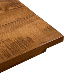 Distressed Plank Top Dining Table