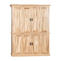 Wormy Maple Amish Computer Armoire