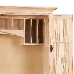 Wormy Maple Amish Computer Armoire