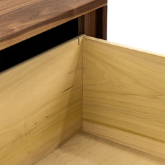 2 - Drawer Walnut Filing Cabinet
