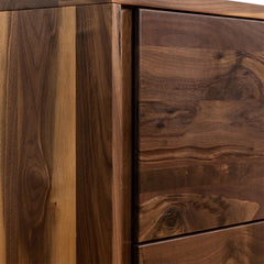 2 - Drawer Walnut Filing Cabinet