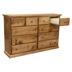 Pine 10 Drawer Dresser