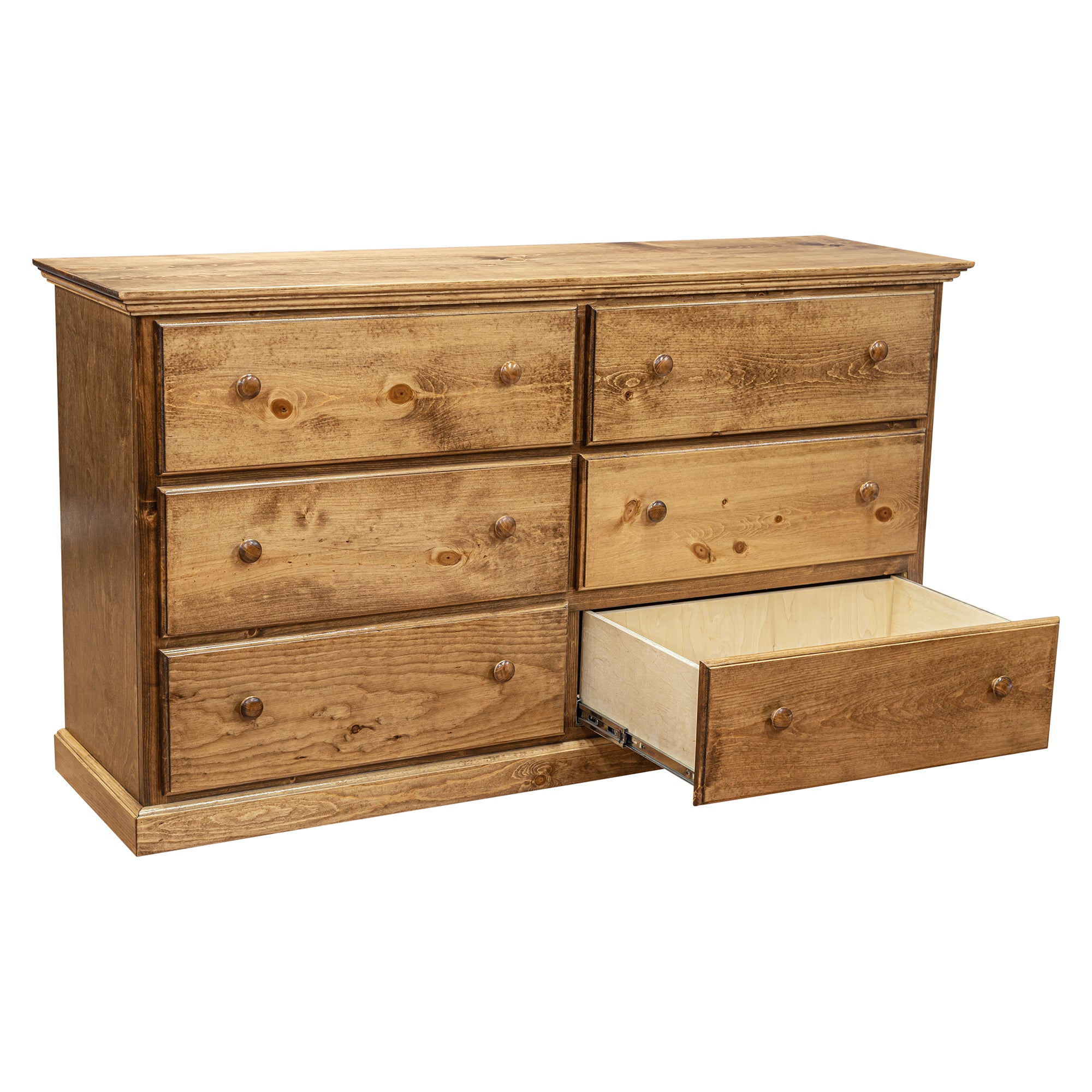 6 Drawer Pine Dresser, LA Pine 2