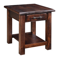 Barn Floor End Table