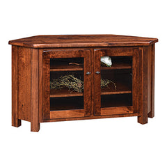 Barn Floor Corner TV Stand