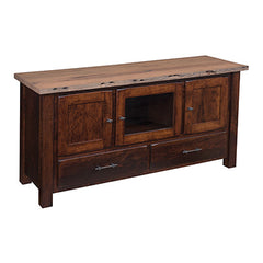 60 '' Reclaimed Barn Wood TV Stand