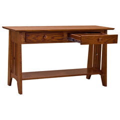 48" Amish Mission Tempe 2-Drawer Sofa Table