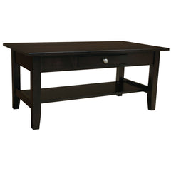 42" x 22" x 19" Amish One Drawer Coffee Table