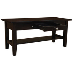 42" x 19" Amish One Drawer Coffee Table