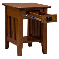 18" Prairie End Table w/ Drawer