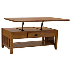 48" Custom Prairie Lift Top Coffee Table