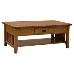 48" Custom Prairie Lift Top Coffee Table