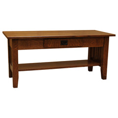 42" x 19" Amish Mission Prairie Coffee Table