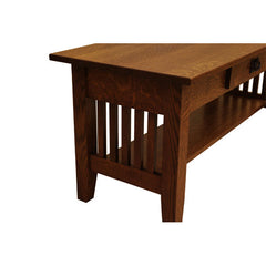 42" x 19" Amish Mission Prairie Coffee Table