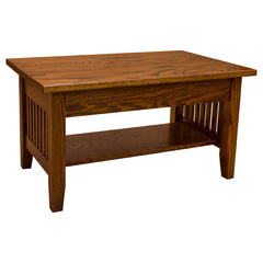 36" Amish Mission Lift Top Coffee Table