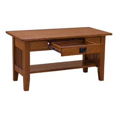 36" Amish Mission Prairie Coffee Table