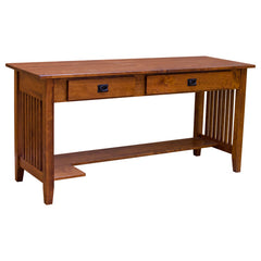 60" Prairie Amish Mission Desk-Rustic Cherry