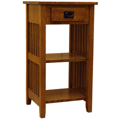 30" Prairie Phone Stand w/ Drawer