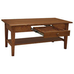42" x 22" Amish Mission Shaker Coffee Table