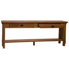 72" Amish Mission Spindle Sofa Table