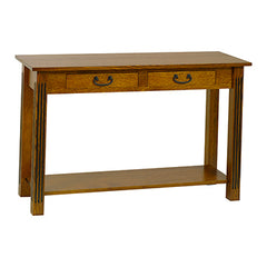Fluted Mission Sofa Table