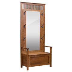 Mission Hall Tree w/ Mirror