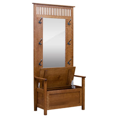 Mission Hall Tree w/ Mirror
