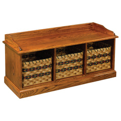 Bench w 3 Baskets