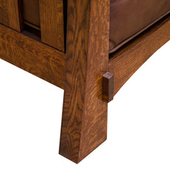 Amish Mission Leather Chair