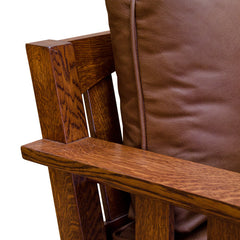 Amish Mission Leather Chair