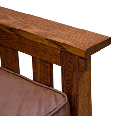 Amish Mission Leather Chair