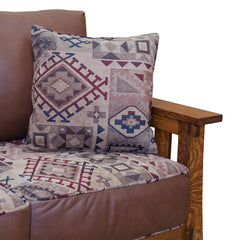 Amish Mission Sofa -Leather/Fabric