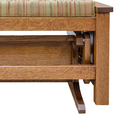 Shaker Glider Ottoman (Fabric)