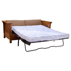 Amish Prairie Sleep Sofa Bed- 1/4 White Oak