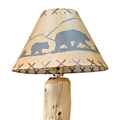 Rustic Lodge Pole Floor Lamp