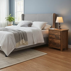 Lawerance 2 Drawer Nightstand